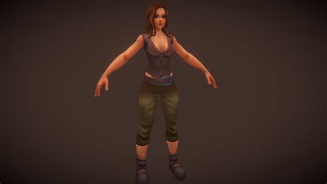 Stylized Human Female 3d Model By N Hance Studio Malice6731