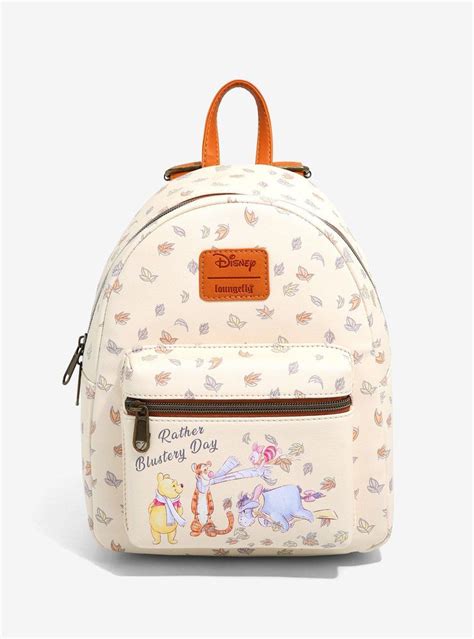 Hot Topic Loungefly Disney Winnie The Pooh Blustery Day Mini Backpack