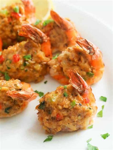 Crab Stuffed Shrimp Seafood Recipe In An Hour Or Less Immaculate