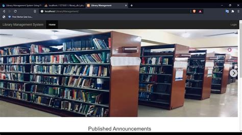 Library Management System Using Php And Mysql Demo Youtube