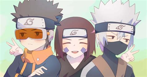 Download Kakashi And Rin 1989 X 1046 Wallpaper Wallpaper