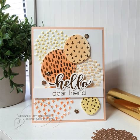 Spellbinders Glimmer Hot Foil Kit Of The Month Feb Cards And Coffee Time