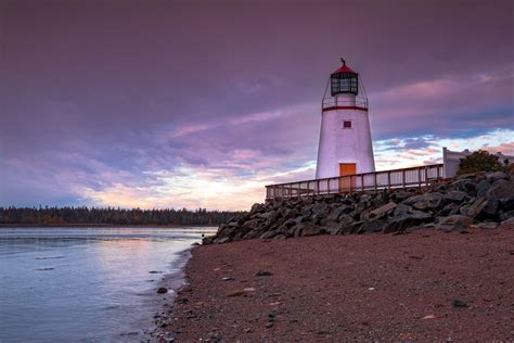 Pendlebury Lighthouse sunrise, St Andrews, New Brunswick, Canada