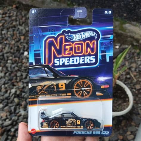 Jual Hot Wheels Neon Speeders Porsche Gt Shopee Indonesia
