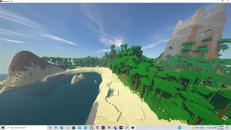 Deserted Island survival Minecraft Map