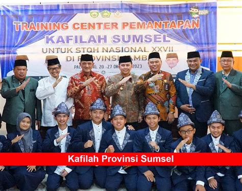 Masuk Tiga Besar Kafilah Provinsi Sumsel Jadi Yang Terbaik Di Luar