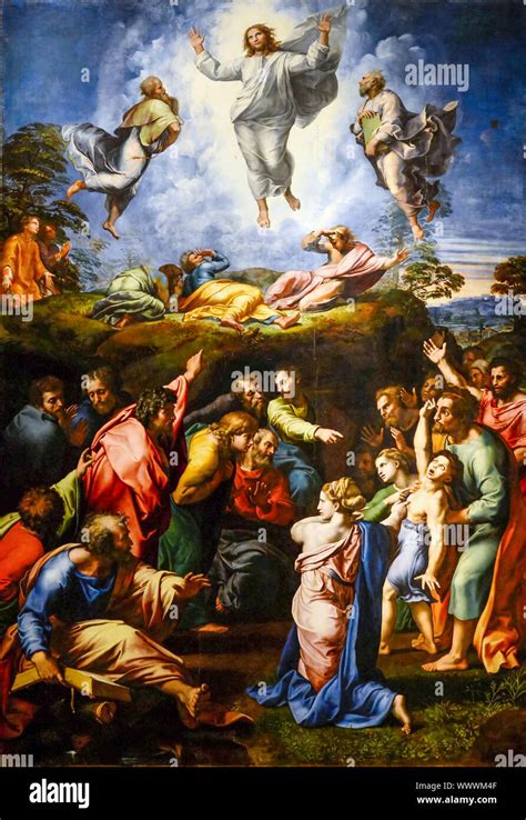 Raphael The Transfiguration Painting 1516 1520 Stock Photo Alamy