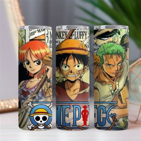 Anime One Piece Svg Tumbler Etsy