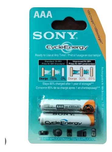 Pilas Recargables Sony Aaa Meses Sin Inter S