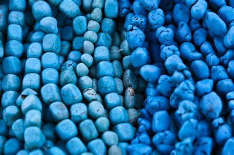 Premium Photo | Blue beads