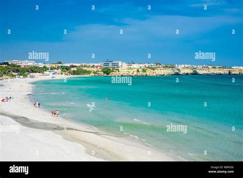 Italy Apulia Salento Region Torre Dell Orso Searesort Stock Photo