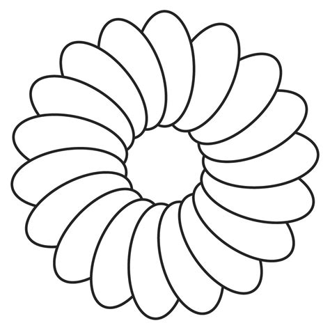 Flower Outlines For Coloring Clipart Best