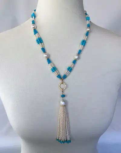 Graduated Pearl Large Carnelian Bead Tassel Lariat Necklace For Sale At 1stdibs Beautiful