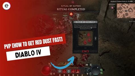 Diablo Pvp Explained How To Get Red Dust Fast Youtube