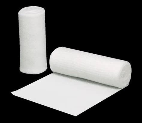 White Short Stretch Compression Max Rolled Bandage Size Meter