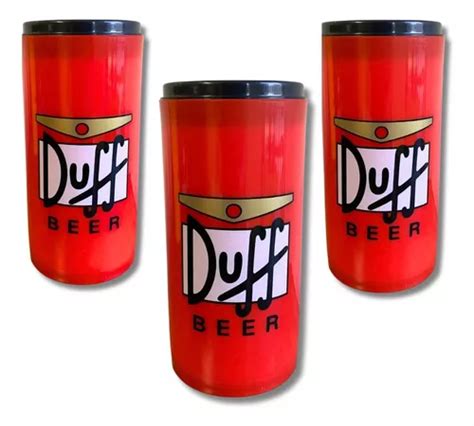 3 Porta Lata Cerveja 350ml Fina Slim Suporte Duff Beer MercadoLivre