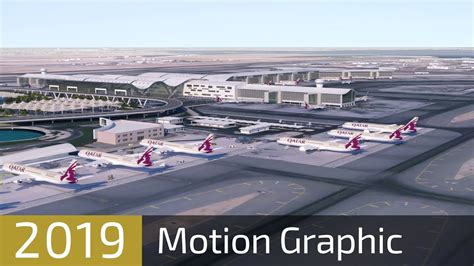 Hamad International Airport Runway Extension Motion Graphic Youtube