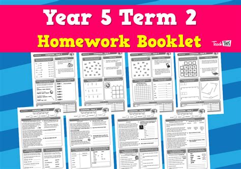 Year Term Homework Booklet Teacher Resources And Classroom Games