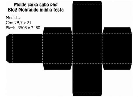 Caixa Cubo Pronta Pra Imprimir Molde Caixa Caixa Milk Molde Modelos