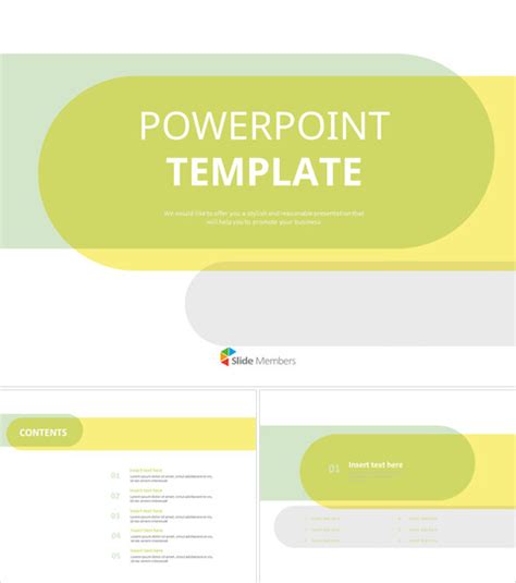 300 Yellow Ppt Templates Slide Members