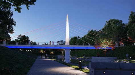 Pedestrian Bridge Lighting Solutions| Hydrel