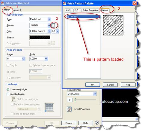 Load Custom Hatch Pattern In AutoCAD