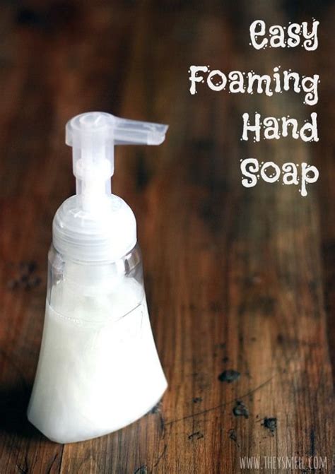 How To Make Foaming Hand Soap At Home