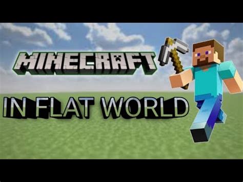 Minecraft Flat World Survival Minecraft Flat World Survival Series