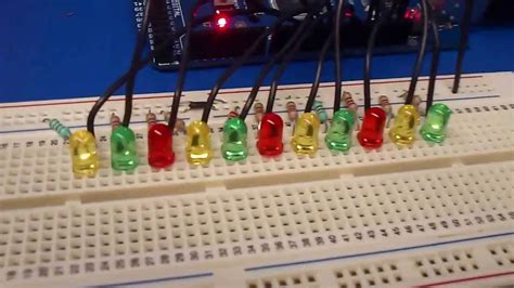 Serie De Leds Con Arduino Youtube