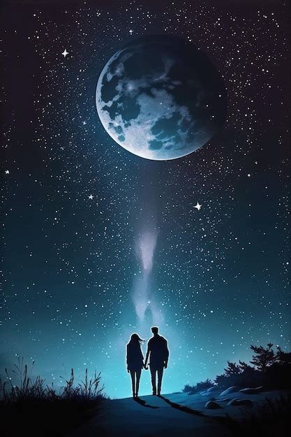 Premium Photo | A poster for the movie'the moon