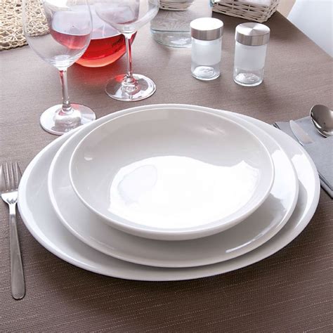 Assiette Plate Porcelaine Blanche D Cm Siviglia