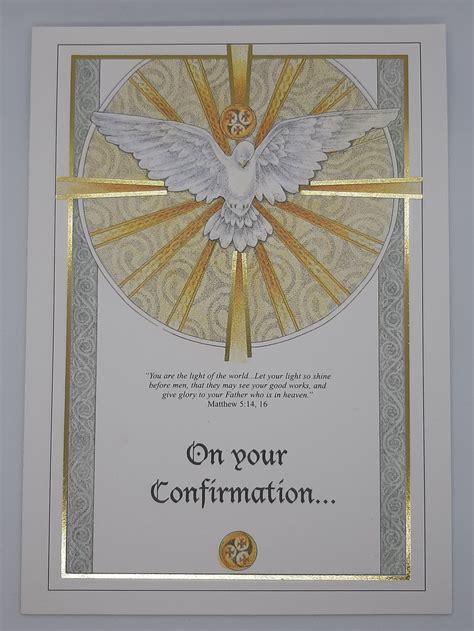 Confirmation Cards — Catholic Gifts Canada