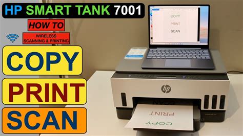 How To Copy Print Scan With Hp Smart Tank Printer Youtube