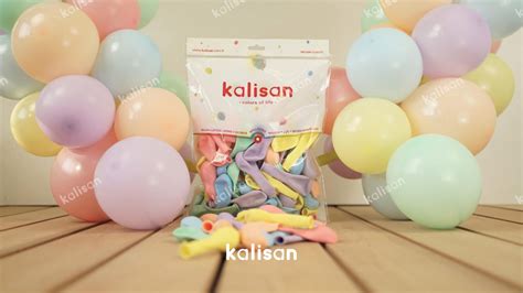 5 Karışık Renk Mini Makaron Balonlar Kalisan Balon