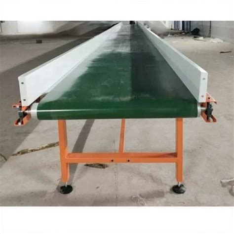 50 Feet Mild Steel Flat Belt Conveyor At ₹ 1200000piece Flat Belt