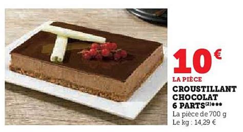 Promo Croustillant Chocolat Parts Chez Hyper U Icatalogue Fr