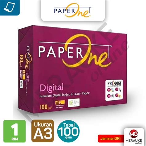 Jual Kertas HVS Paper One A3 100 GSM Shopee Indonesia