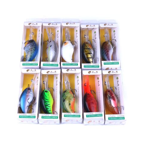 10PCS Lot Crankbaits 9cm 13g Minnow Fishing Lures Hook Tackle Hard Bait