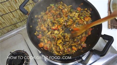 Mushroom Masala Restaurant Style Mushroom Curry Youtube Vegan