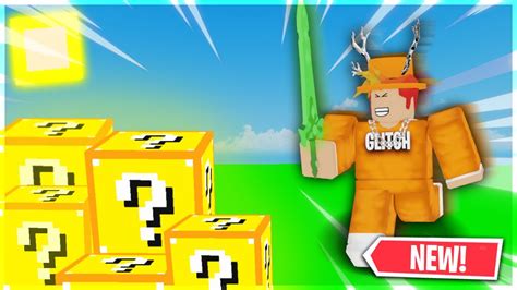 Lucky Blocks In Roblox Bedwars Roblox Bedwars Youtube