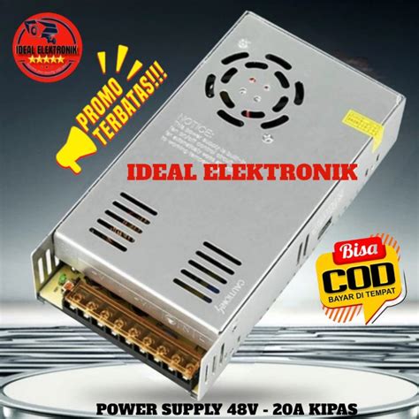 Jual Switching Power Supply PSU 48V 20A Quality 48 Volt 20 Ampere Fan