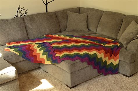 Ravelry: Rainbow Ripple Afghan pattern by Stephany's Stitches