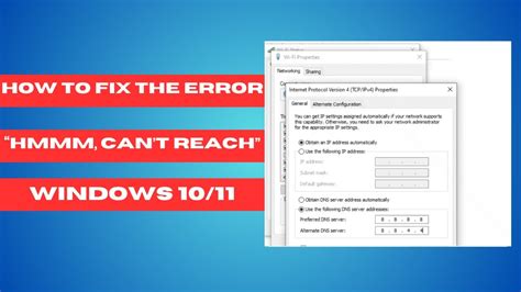 How To Fix HMM Can T Reach This Page In Windows 10 11 YouTube