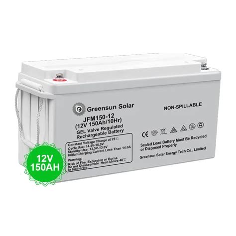 Solar Deep Cycle Gel Battery 150ah 12v