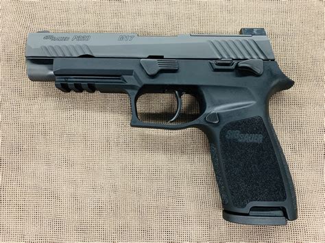 Sig Sauer P320 TALO M17 Bravo 9mm Auto 17 1 Night Sight Saddle Rock