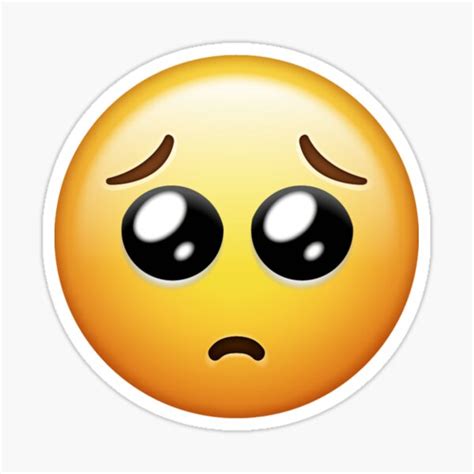 "sad emoji" Sticker for Sale by alexa1125 | Redbubble