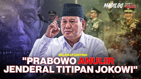 Dualisme Loyalitas Para Jenderal Prabowo Dan Jokowi Youtube