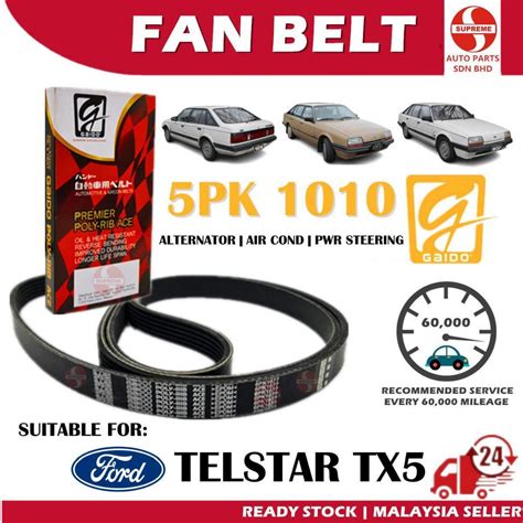 S2U Gaido Fan Belt Ford Telstar TX5 Air Cond Alternator Power Steering