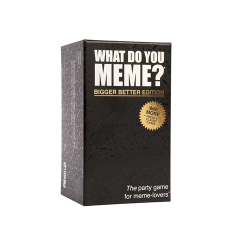 What Do You Meme Core Game The Hilarious Adult Party Game For Meme