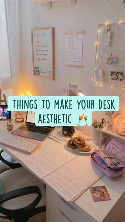 Things To Make Your Desk Aesthetic Study Tips Study Tips College